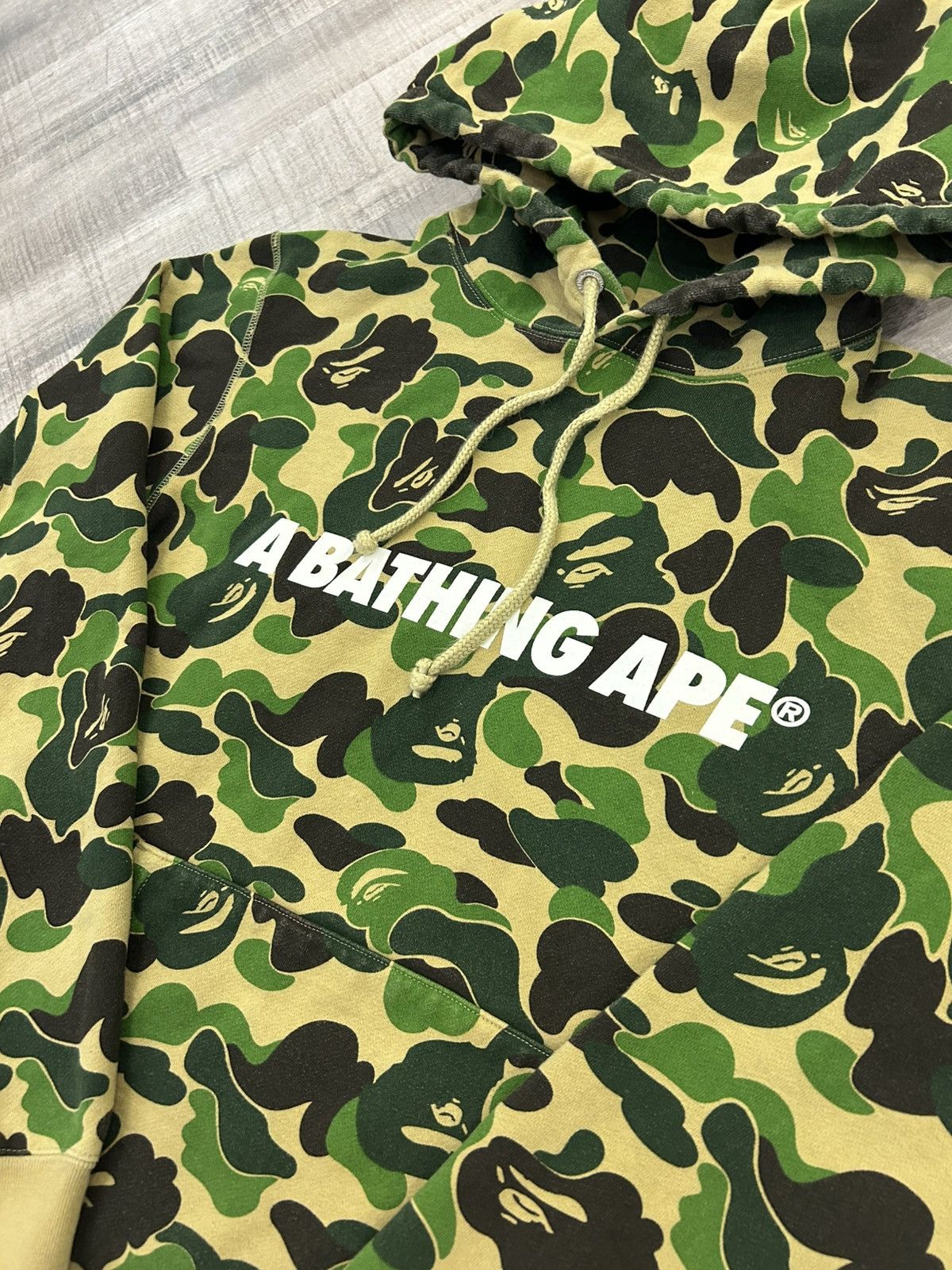 Bape A Bathing Ape ABC Camo By Bathing Ape Pullover Hoodie Size US XL / EU 56 / 4 - 4 Thumbnail