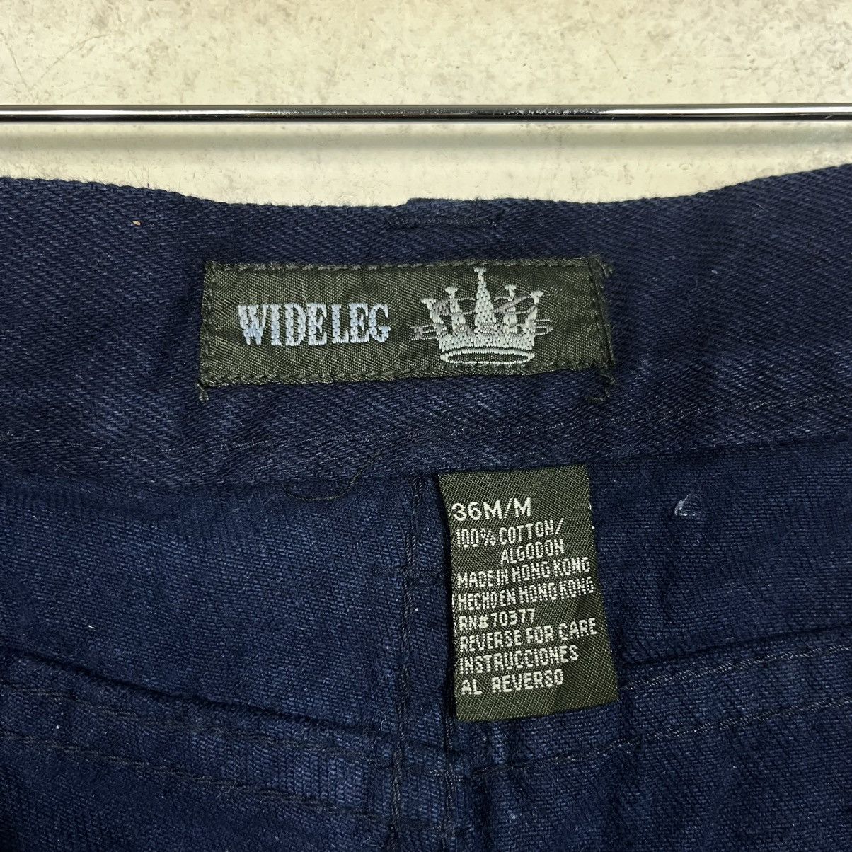 American Apparel Vintage Wideleg Dark Blue Denim Jeans Size US 35 - 18 Thumbnail