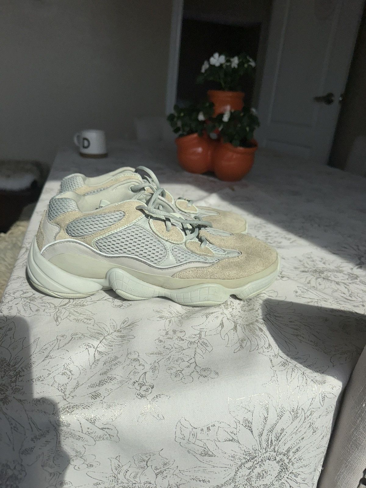 Adidas × Yeezy Yeezy 500 Salt Size US 9.5 / EU 42-43 - 4 Thumbnail