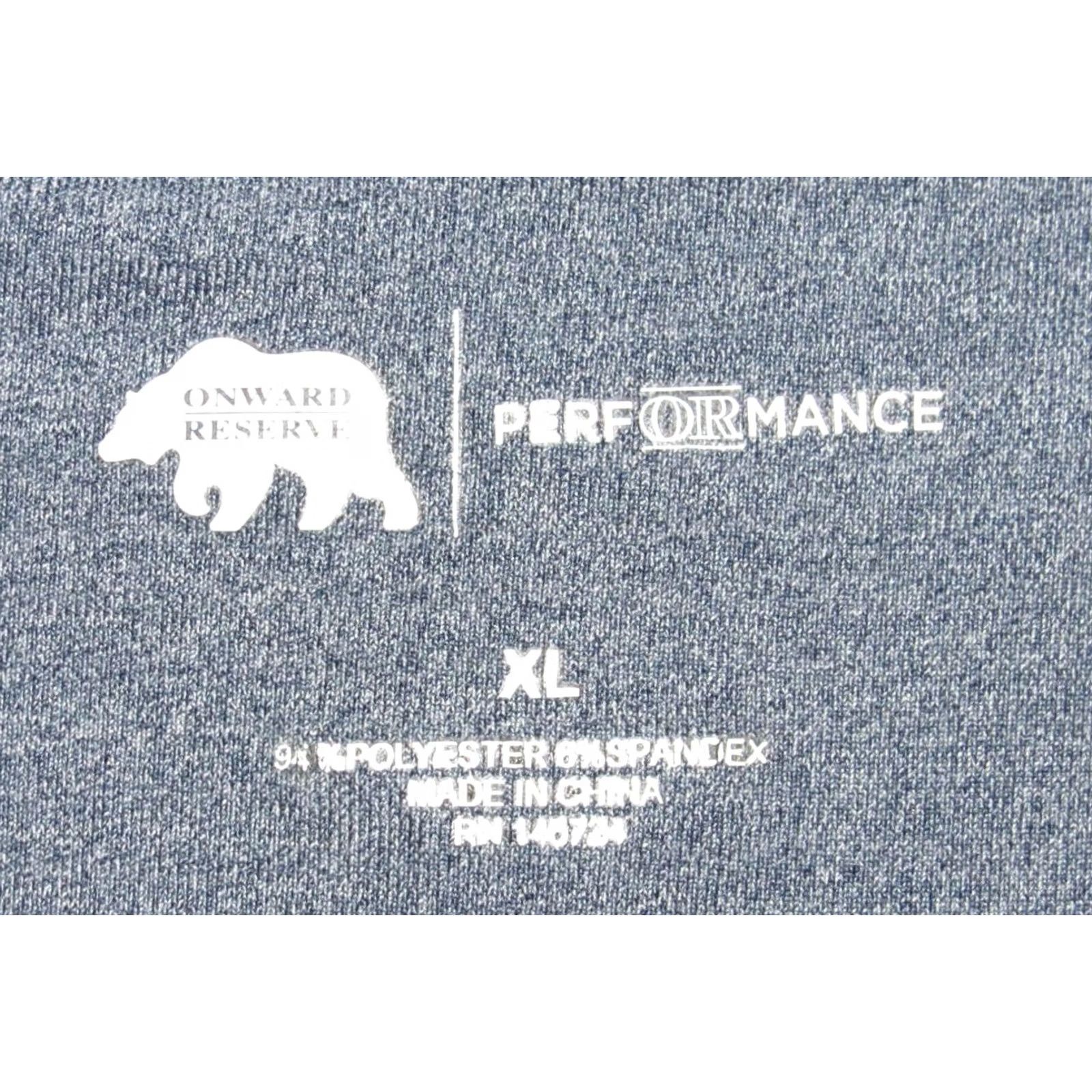 Vintage ONWARD RESERVE Blue Performance Quarter Zip Sweater XL Mens Shirt Size US L / EU 52-54 / 3 - 4 Thumbnail