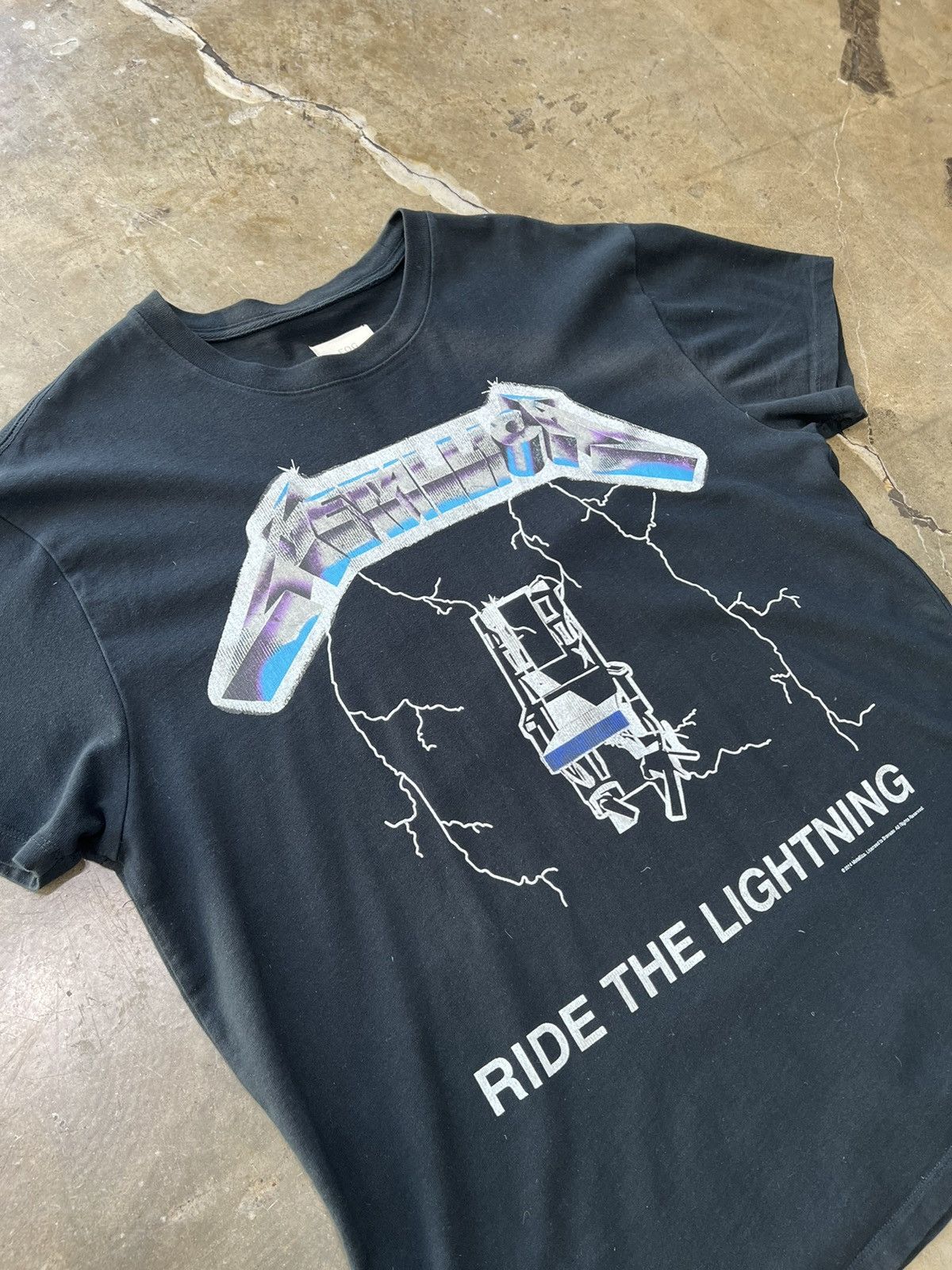 Vintage Fear of God Metallica Band Tee Ride The Lightning | Grailed