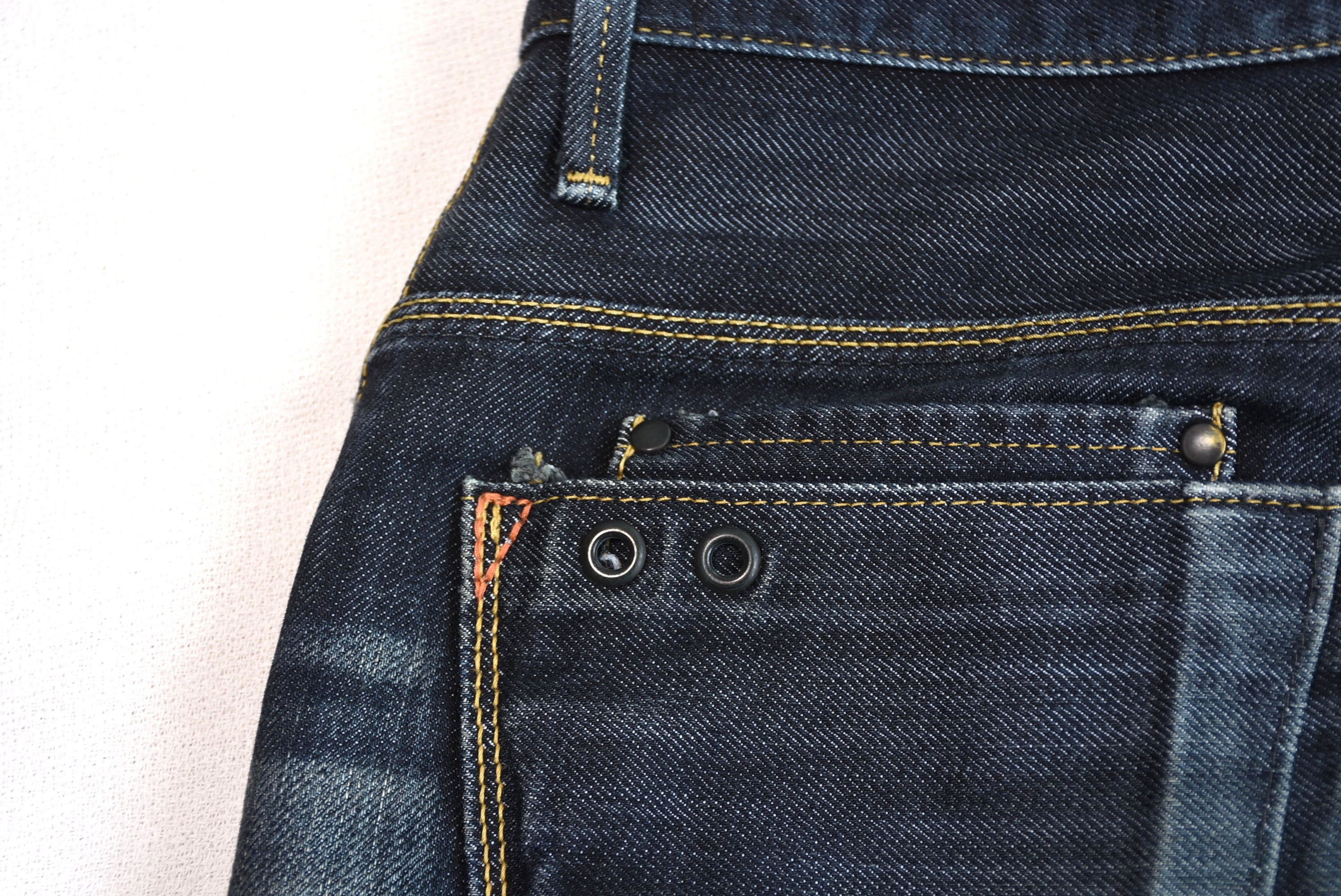 Edwin × Hysteric Glamour × Japanese Brand Edwin Distressed three-dimensional cut denim pants Size US 30 / EU 46 - 10 Thumbnail