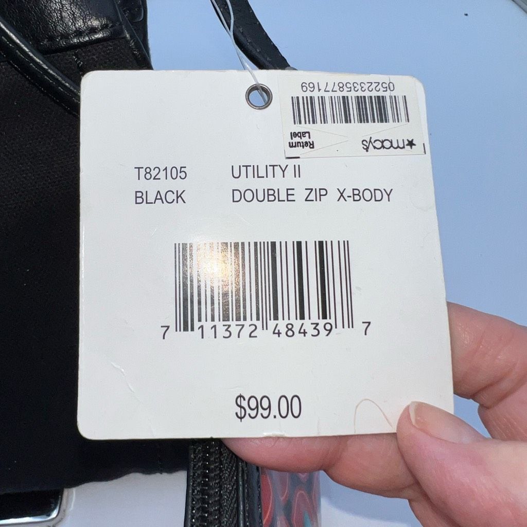 Other Tignanello Utility II Black Canvas and Leather Crossbody with Pouch Size ONE SIZE - 7 Thumbnail