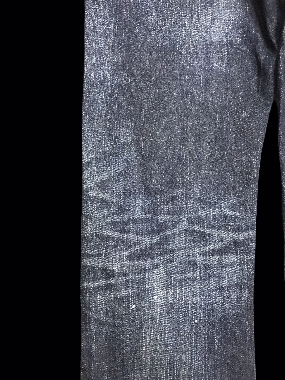 Japanese Brand 💥DENIM ART💥BACK NUMBER JAPAN DISTRESSED PAINTER DENIM F140 Size US 32 / EU 48 - 12 Thumbnail