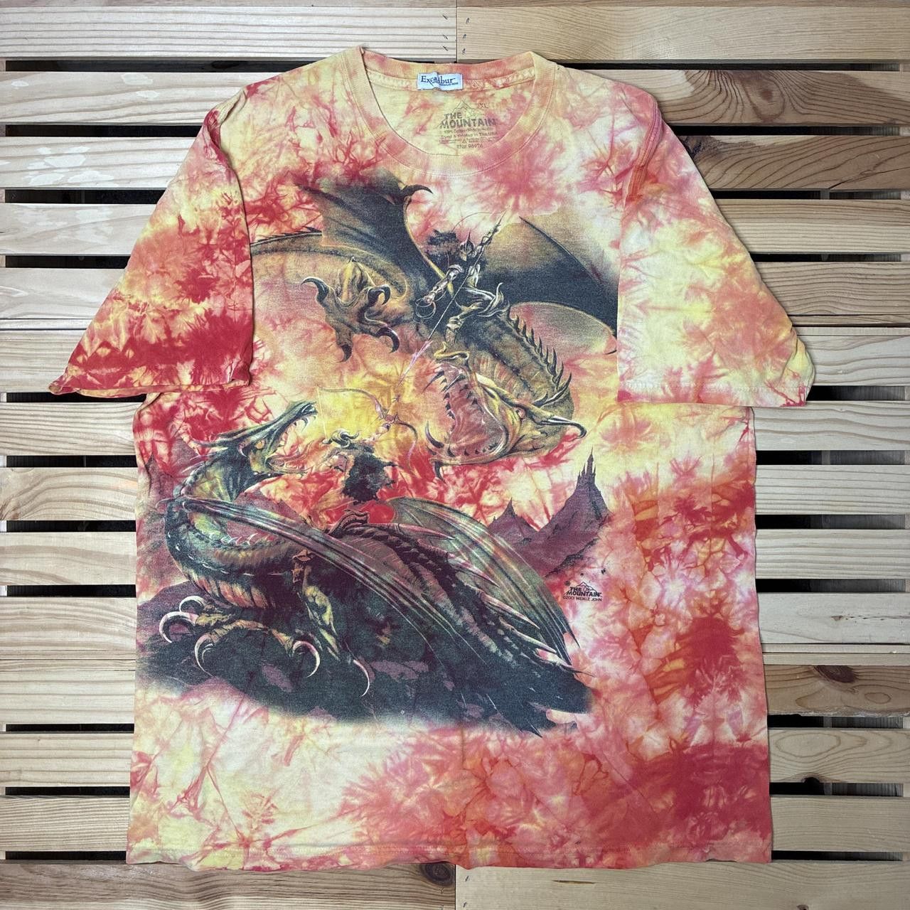 The Mountain Vintage The Mountain x Excalibur Hotel Tie-Dye Tee Size XL Size US XL / EU 56 / 4 - 1 Thumbnail