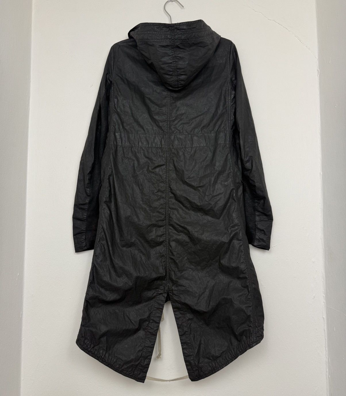 Rick Owens Drkshdw Rick Owen’s darkshadow waxed fishtail parka Size US S / EU 44-46 / 1 - 2 Thumbnail