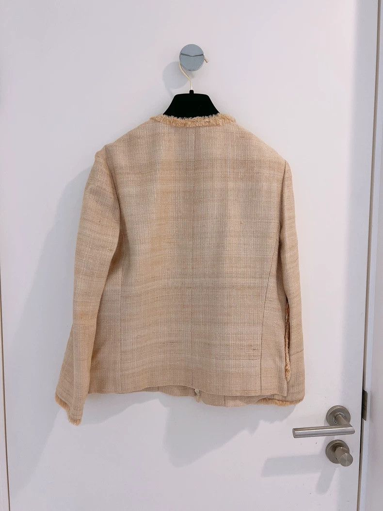 Dior Dior Fragrant linen silk jacket 2504-Nextarrow Size S / US 4 / IT 40 - 2 Thumbnail