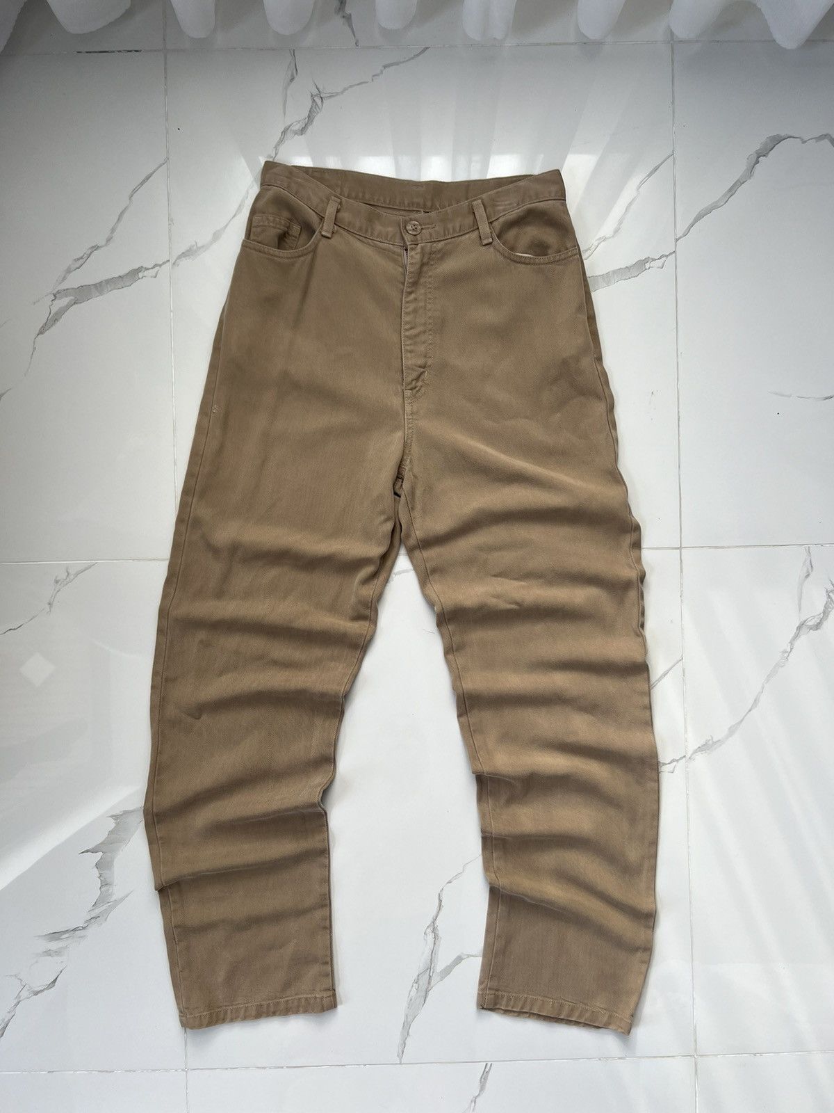 MCM × Vintage 90’s MCM RARE OLD MONEY RETRO PANTS BIG POCKET LOGO Y2K Size US 30 / EU 46 - 5 Thumbnail