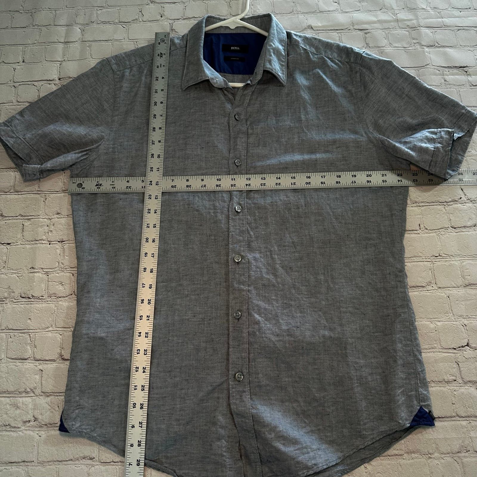 Hugo Boss Hugo boss, short sleeve button down size large Size US L / EU 52-54 / 3 - 7 Thumbnail