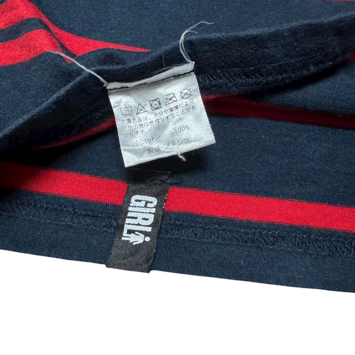 Girl Skateboards Vintage Girl Skateboards Striped Shirt Red Blue Size US L / EU 52-54 / 3 - 13 Thumbnail