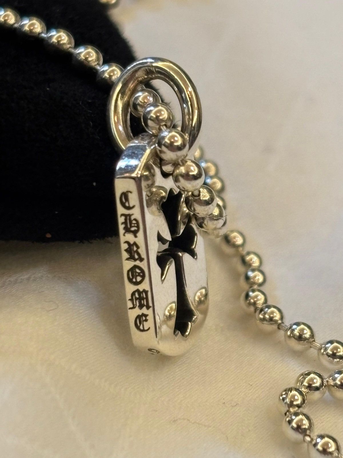 Chrome Hearts Chrome Hearts Tiny Dog Tag Cut Out CH Cross Pendant Size ONE SIZE - 11 Thumbnail