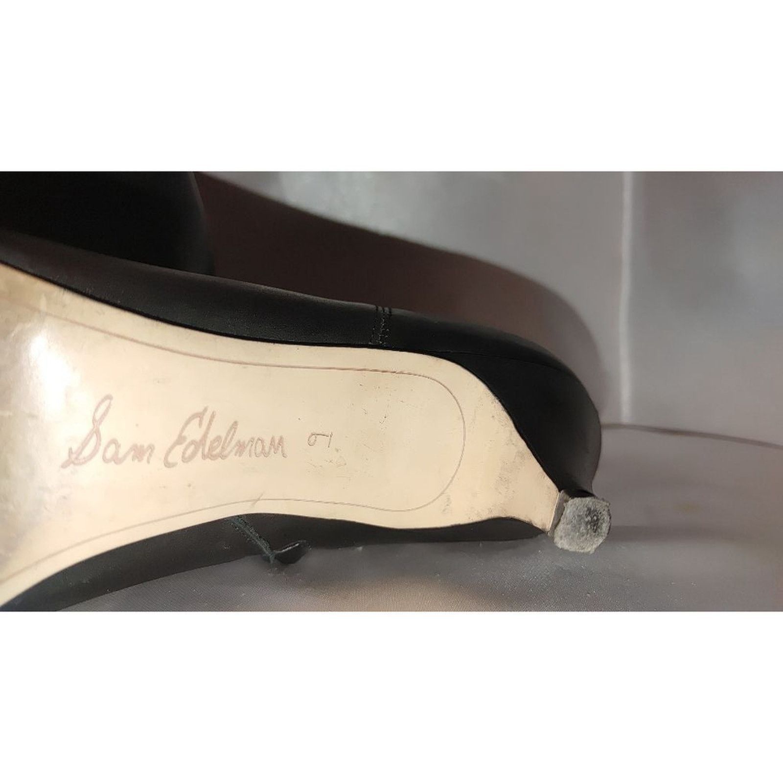 Sam Edelman Sam Edelman Ulissa Stilleto Leather Booties Size 9 Size US 9 / IT 39 - 9 Thumbnail