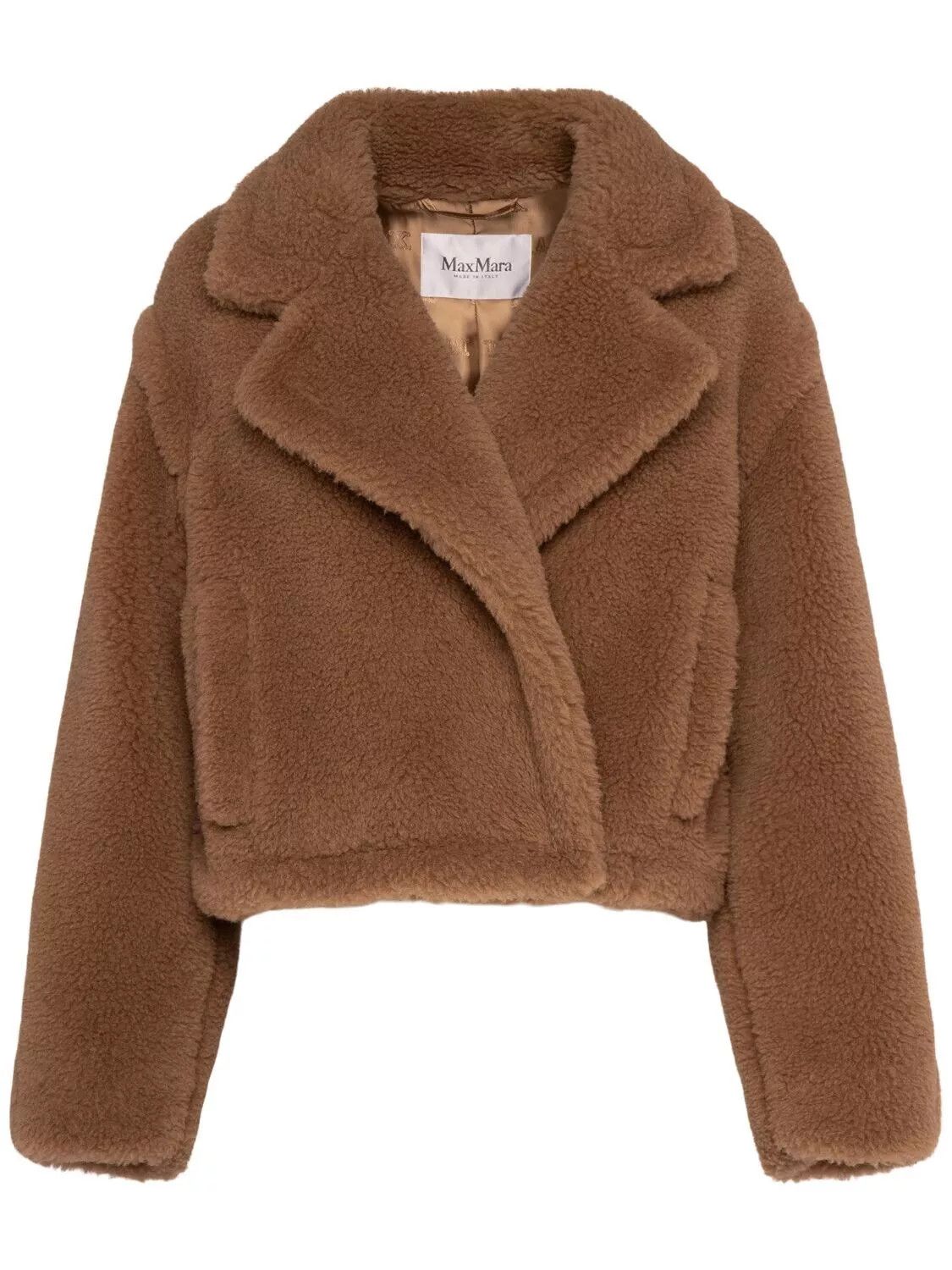 Max Mara MAX MARA Camel Cropped Teddy Bear Icon Coat New & Auth Size XL / US 12-14 / IT 48-50 - 1 Thumbnail