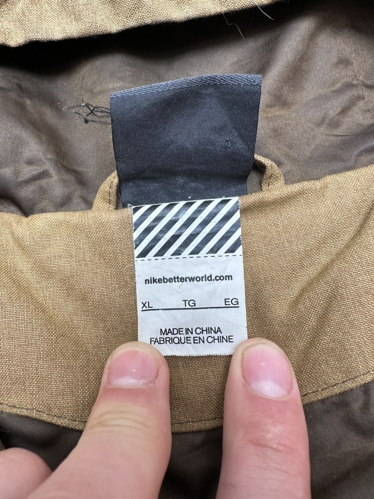 Nike Nike x British Millerain Waxed Cotton Jacket Size US XL / EU 56 / 4 - 7 Thumbnail