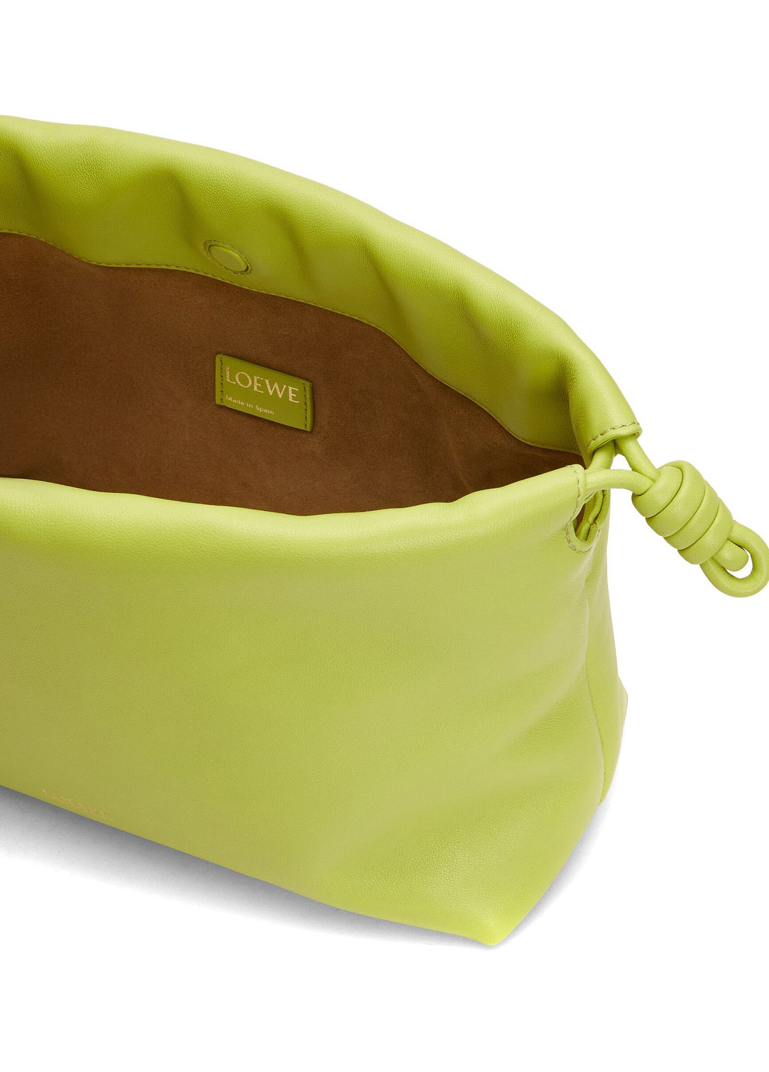 Loewe LOEWE Flamenco anise green leather shoulder bag authentic Size ONE SIZE - 6 Thumbnail