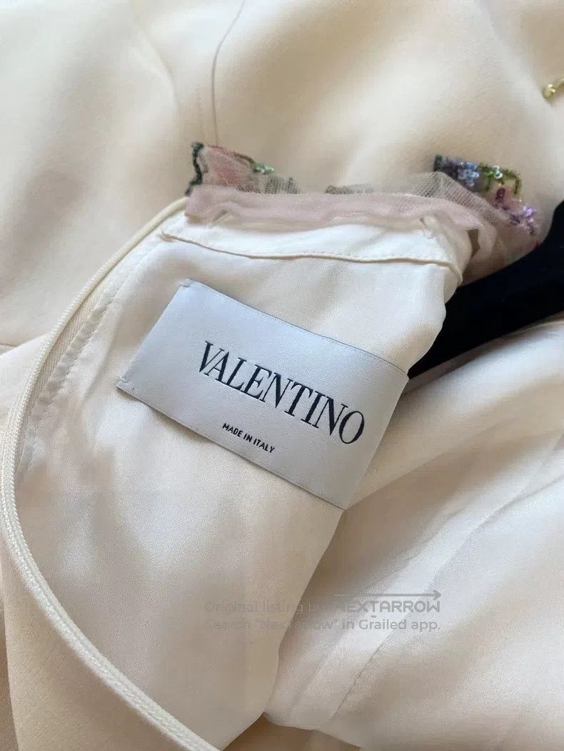 Valentino Valentino Heavy beaded embroidery doll collar short sleeve Size L / US 10 / IT 46 - 4 Thumbnail