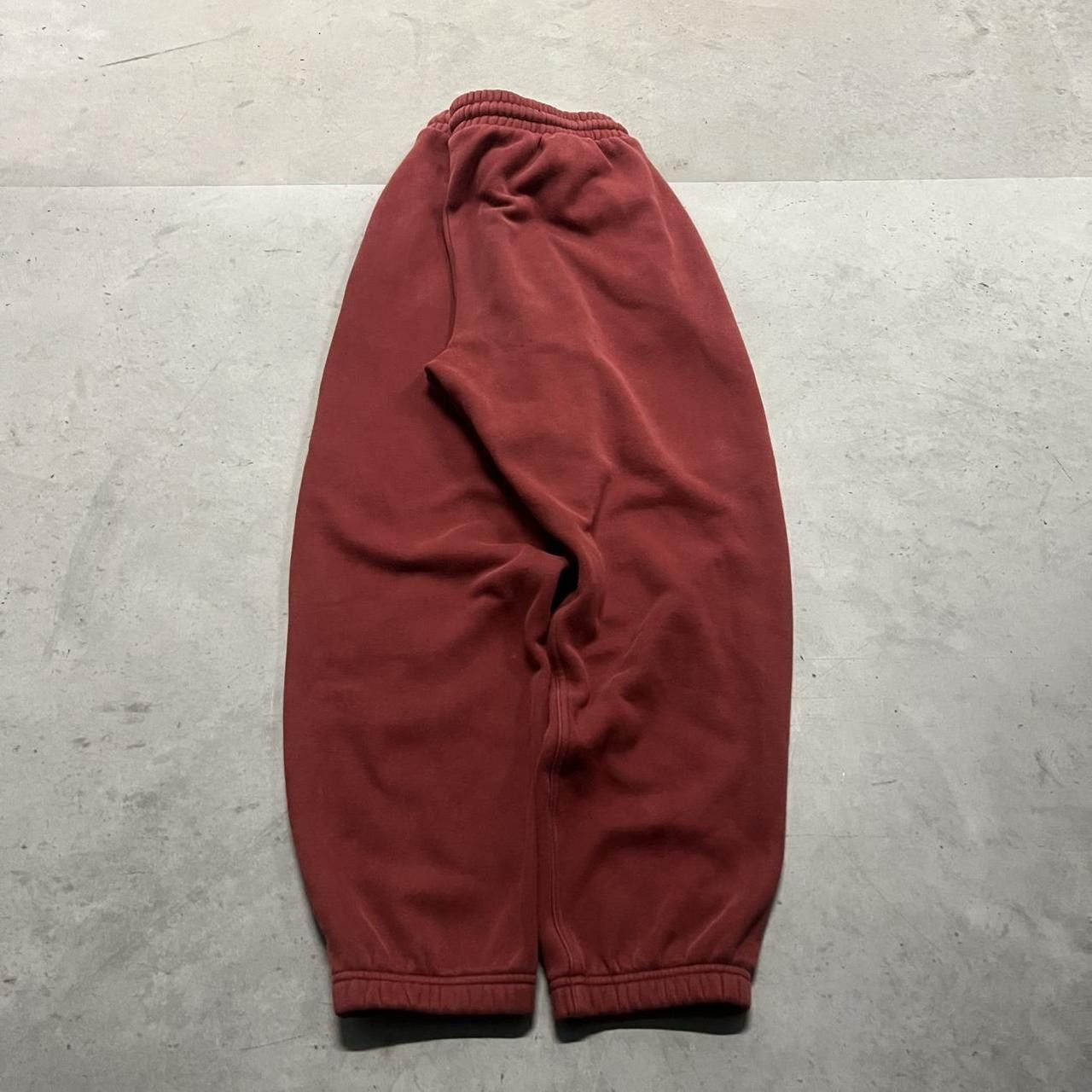 Japanese Brand × Vintage Vintage Y2K Burgundy Sweatpants With drawstrings! Size US 34 / EU 50 - 4 Thumbnail