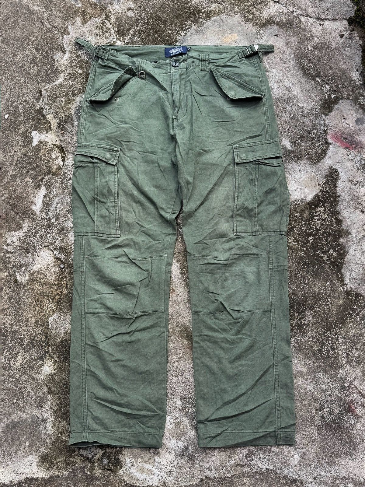 If Six Was Nine × Japanese Brand × Le Grande Bleu (L.G.B.) japanese brand agility green cargo pants Size US 33 - 1 Thumbnail