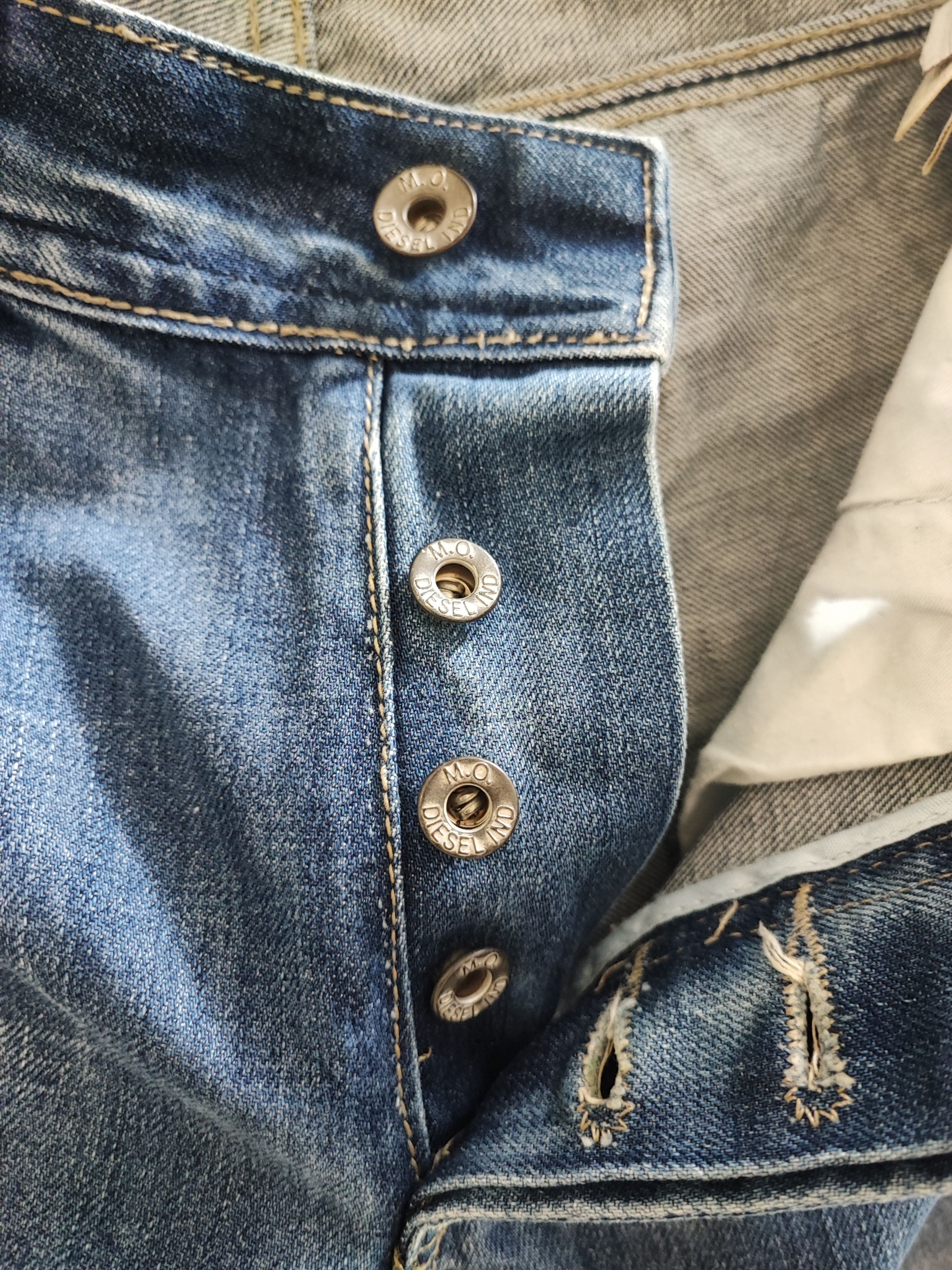 Diesel × Vintage Vintage Diesel Industry Lovely Distressed Grunge Punk Jeans Size US 34 / EU 50 - 9 Thumbnail