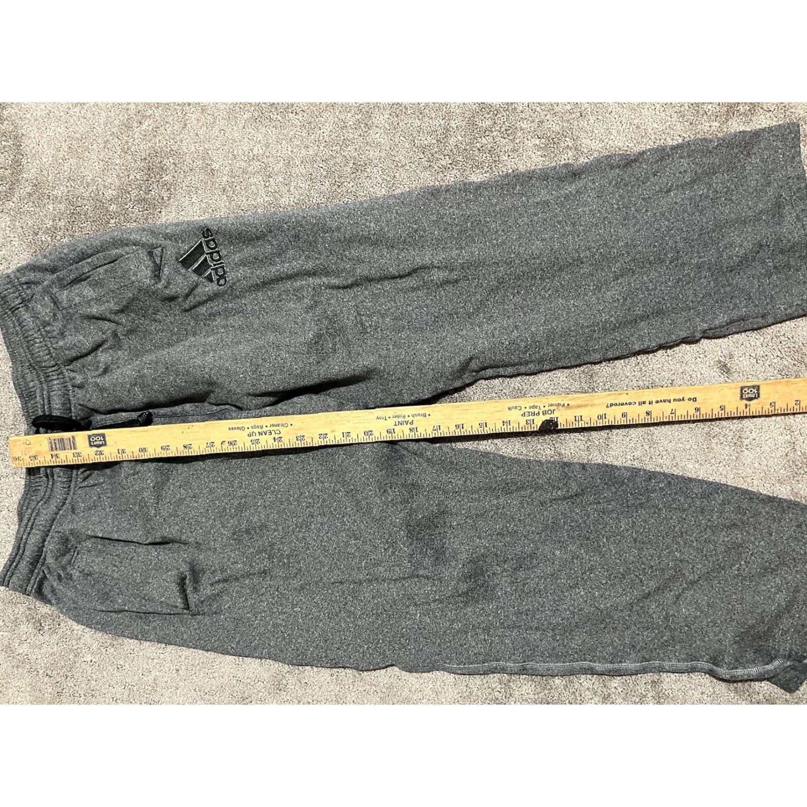 Adidas adidas Track Pants Men’s Tricot Tapered 3 Stripe Gray Size L Mens Size US 33 - 6 Thumbnail