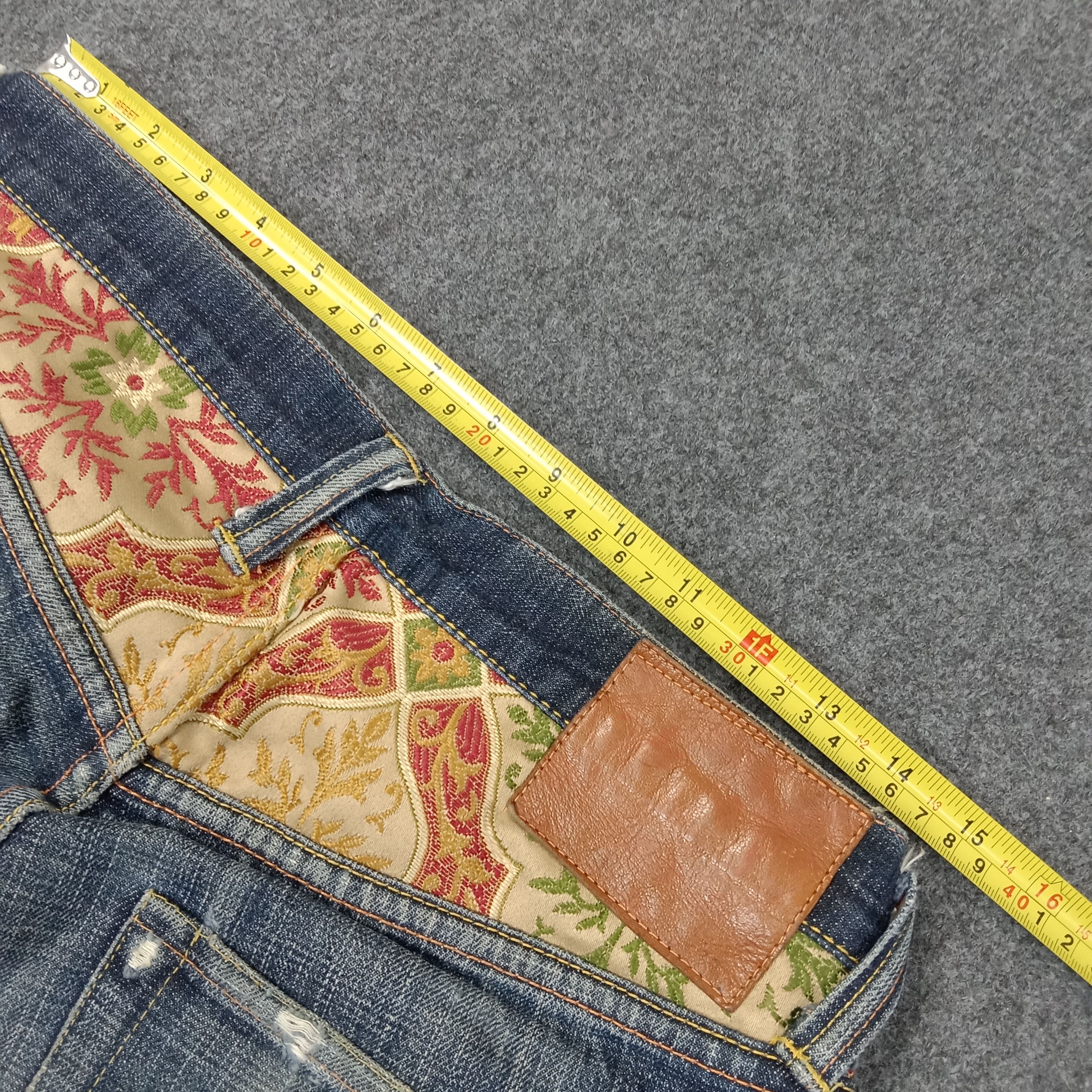 Evisu Evisu Japanese Brand Daicock Custom Art Denim Jeans Size US 30 / EU 46 - 10 Thumbnail