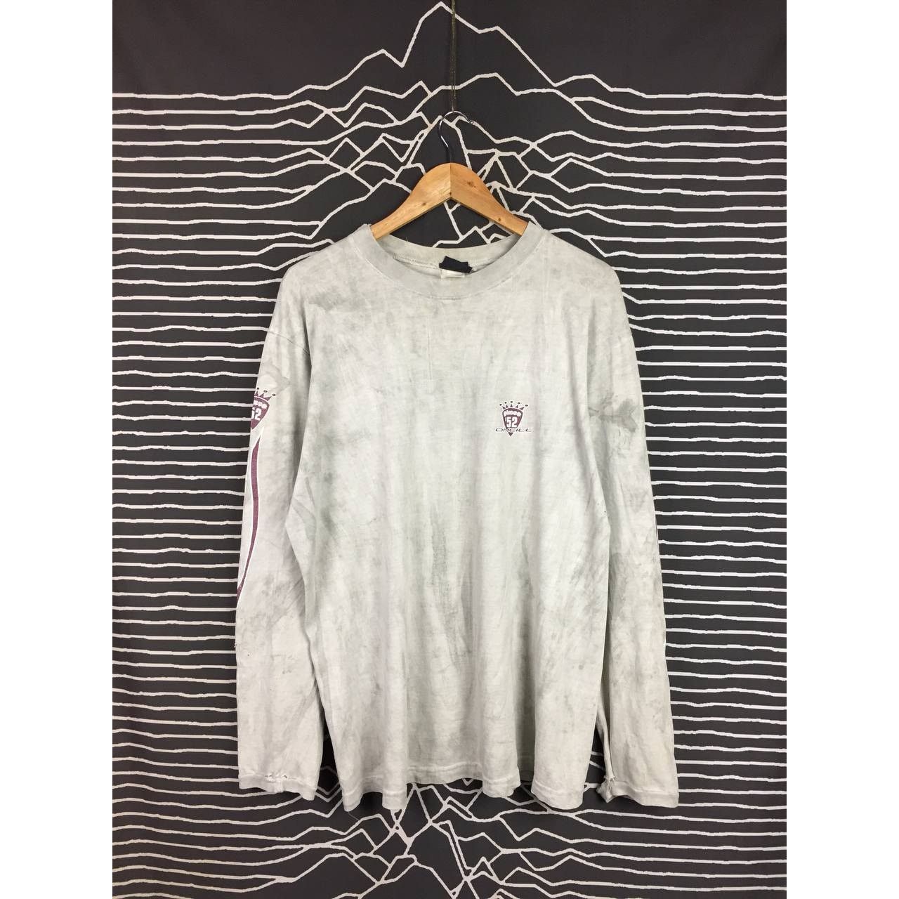 O'Neill × Vintage Vtg Distressed O'Neill Crown Logo Long Sleeve Surf Tee Size US M / EU 48-50 / 2 - 2 Thumbnail