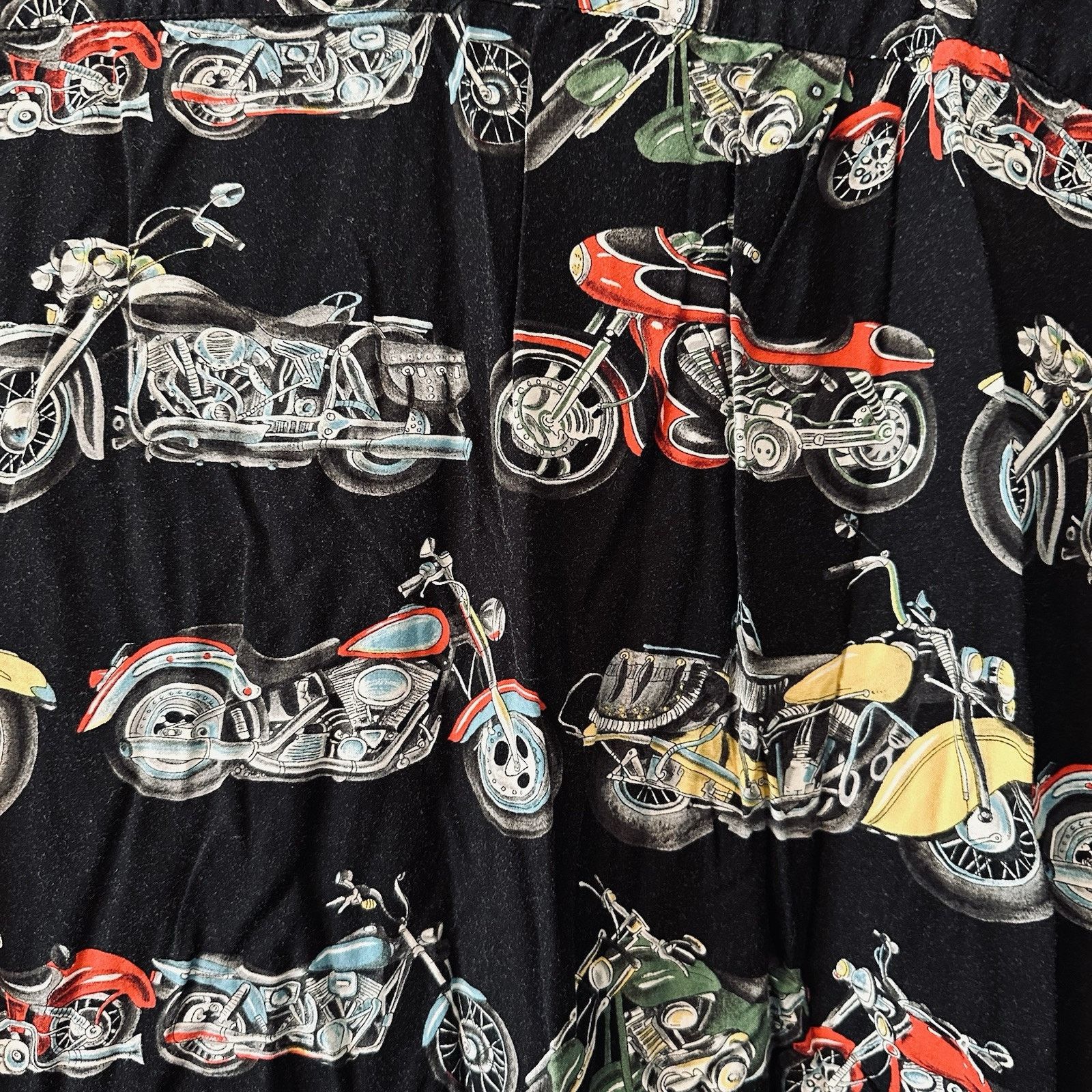 Paradise Found Paradise Found Hawaiian Shirt Blk w/Motorcycle XL Button VTG Size US XL / EU 56 / 4 - 6 Thumbnail