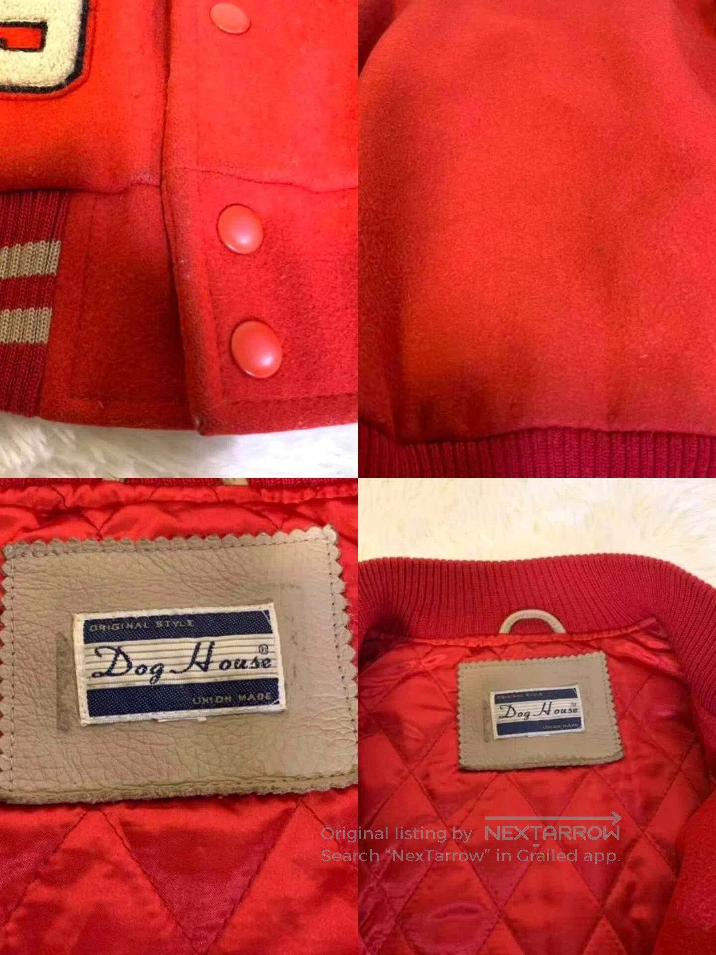 Other Dog House Baseball Jacket Cow Leather Sleeves. Size US M / EU 48-50 / 2 - 7 Thumbnail