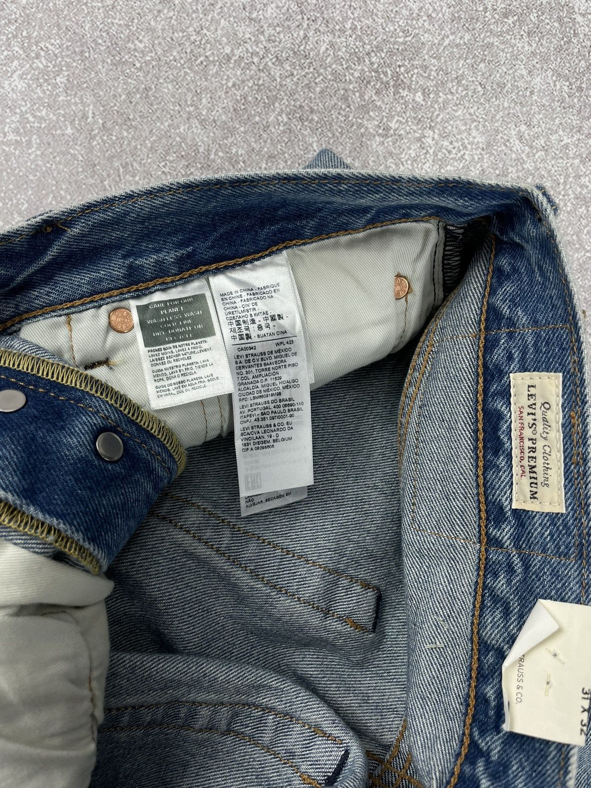 Levi's × Levi's Made & Crafted Levi’s Distressed Faded Denim Jeans 31x32 Size US 31 - 13 Thumbnail