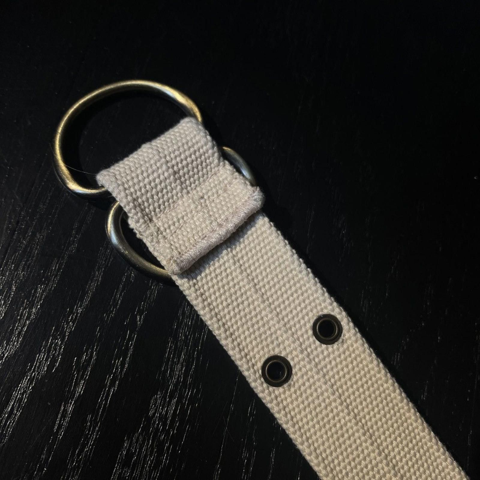 Vintage Vintage Cream D-Ring Punk Belt Size ONE SIZE - 4 Thumbnail