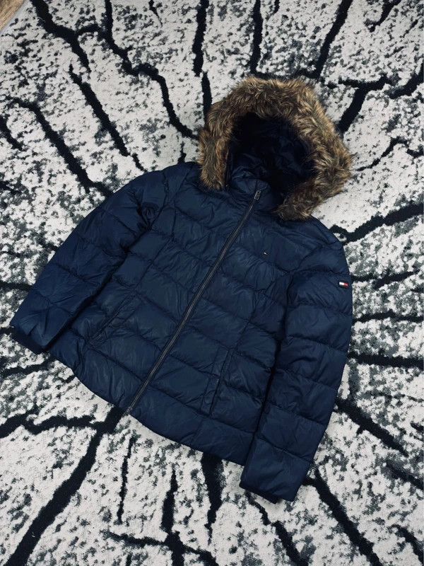 Tommy Hilfiger Tommy Hilfiger navy blue XS logo down jacket Size XS / US 0-2 / IT 36-38 - 2 Thumbnail