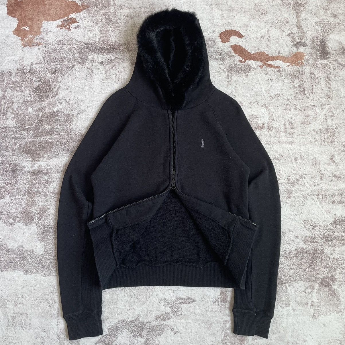 Japanese Brand Vintage Y2K East Boy Fur Hoodie Size US S / EU 44-46 / 1 - 2 Thumbnail