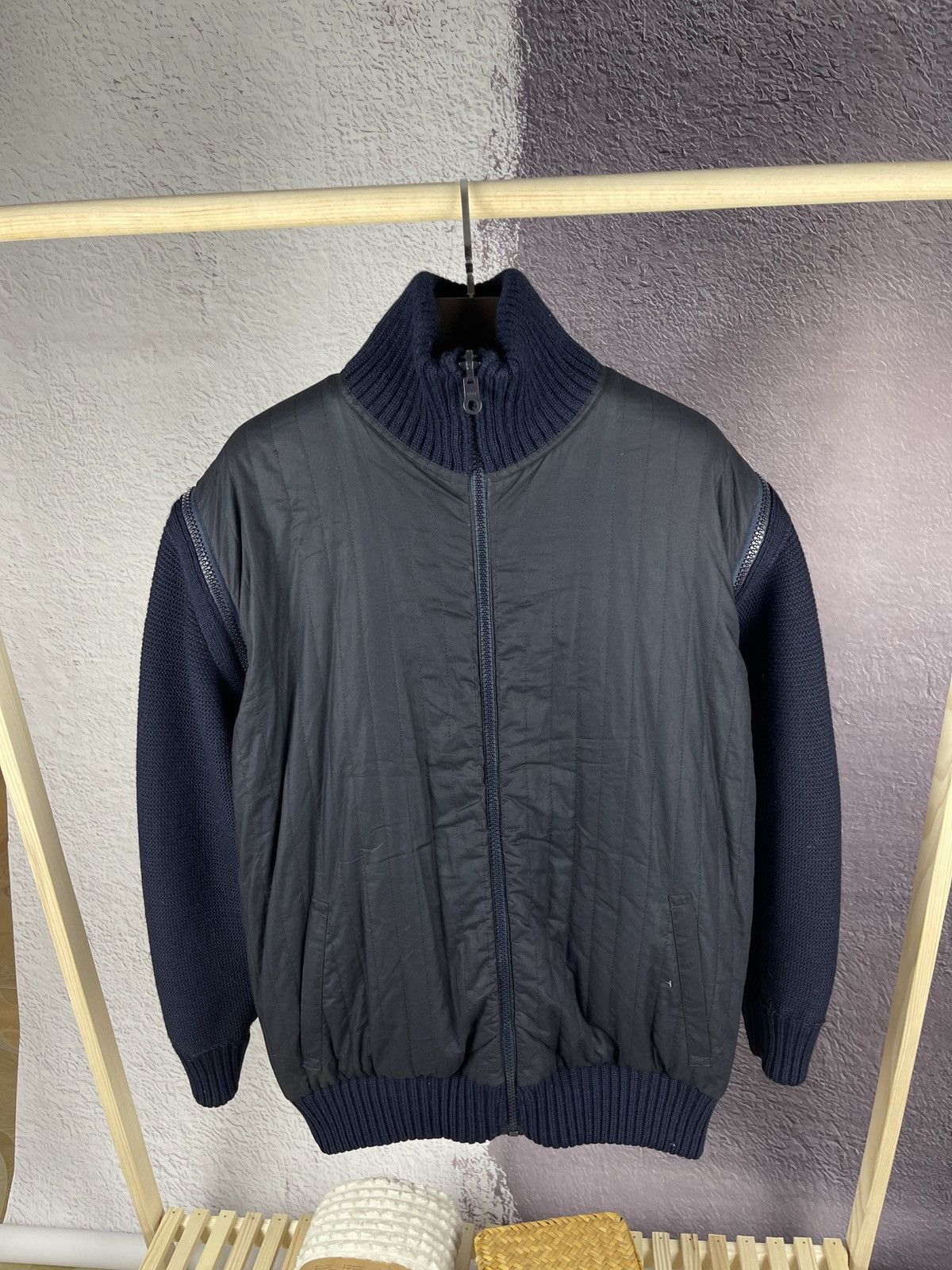 Paul & Shark Paul & Shark reversible 3 in 1 wool cotton jacket vest logo Size US XL / EU 56 / 4 - 3 Thumbnail
