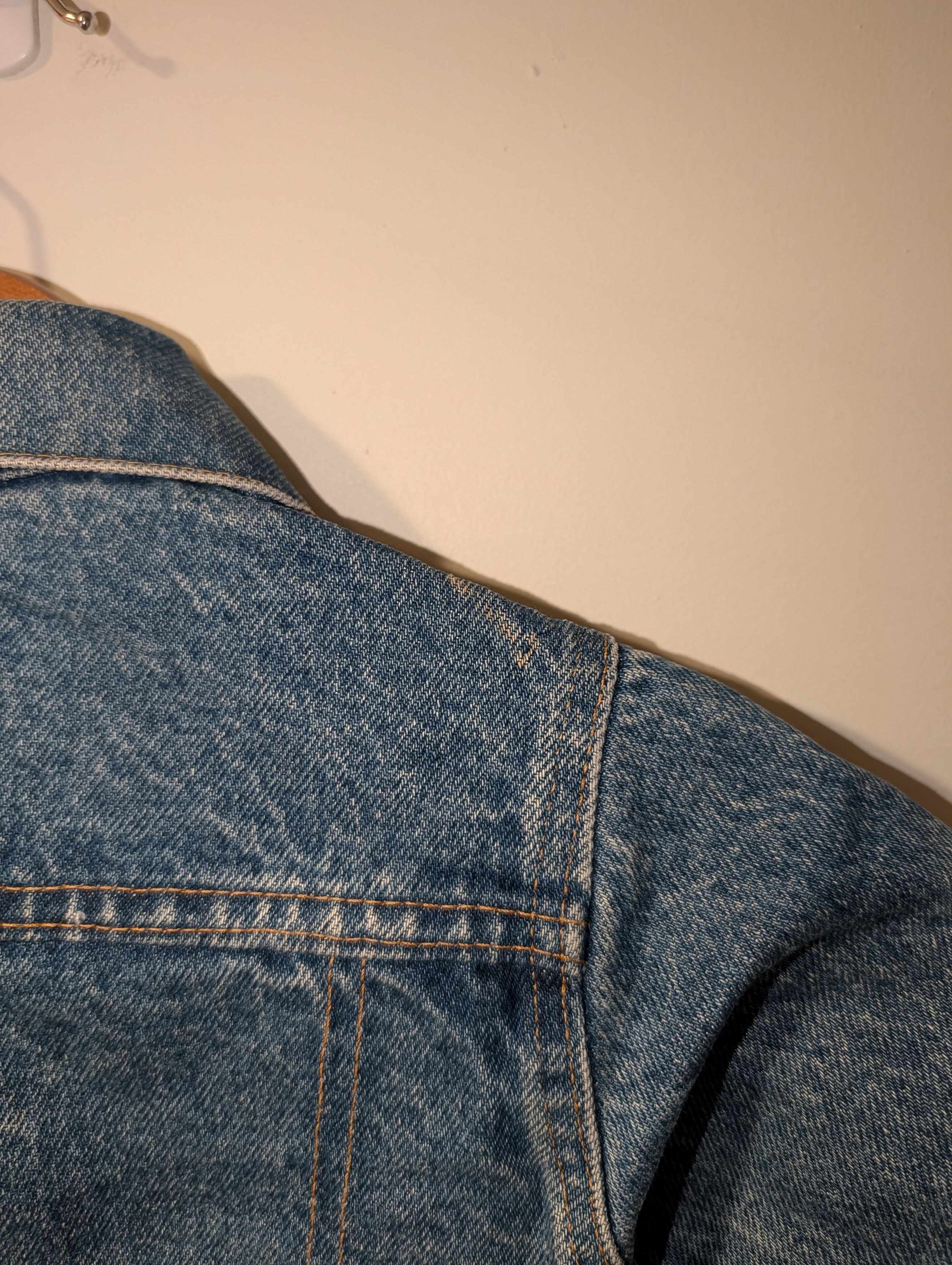 Levi's Vintage 70s Little Levi’s Denim Trucker Jacket Orange Tab 4T Size US S / EU 44-46 / 1 - 13 Thumbnail
