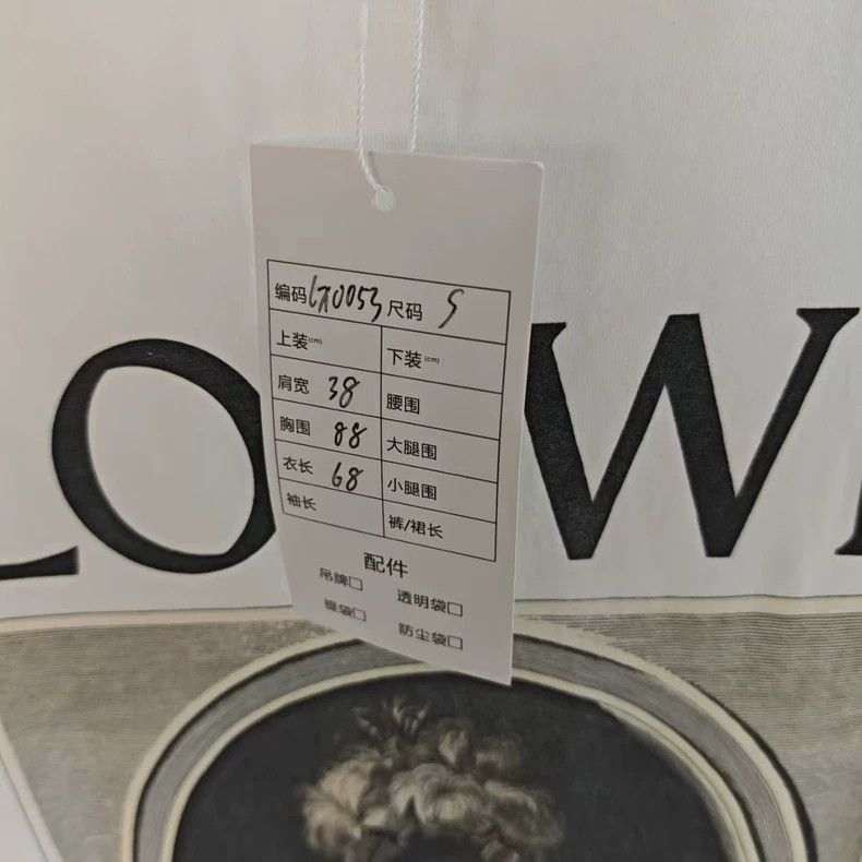 Loewe LOEWE White portrait print short sleeves Size S / US 4 / IT 40 - 5 Thumbnail