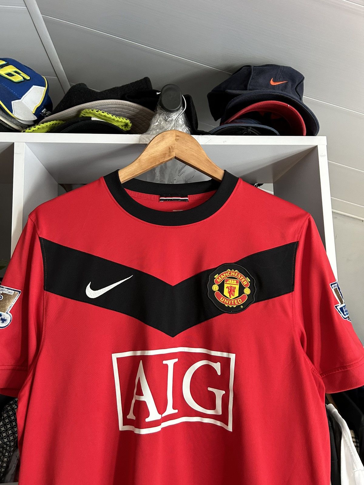 Nike Nike Manchester United 2009 2010 OWEN 7 soccer jersey Size US M / EU 48-50 / 2 - 10 Thumbnail