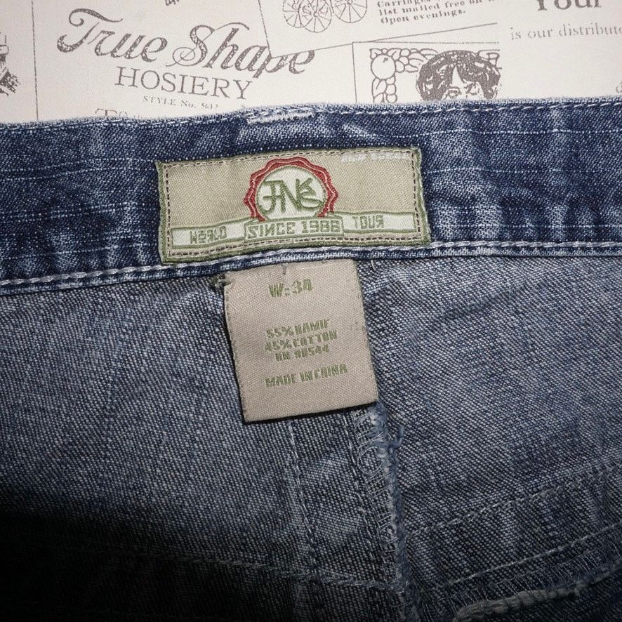 Vintage 34 - Vintage / Y2K baggy wide leg faded 2000s hip hop jorts3 Size US 34 / EU 50 - 3 Thumbnail