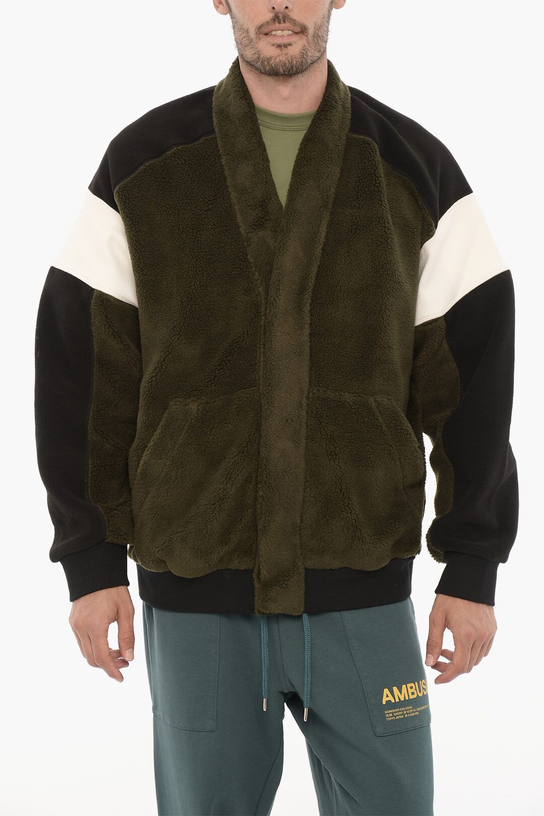 Ambush Design og1mm0925 Block Kimono Sweatshirt in Multicolor Size US S / EU 44-46 / 1 - 1 Thumbnail