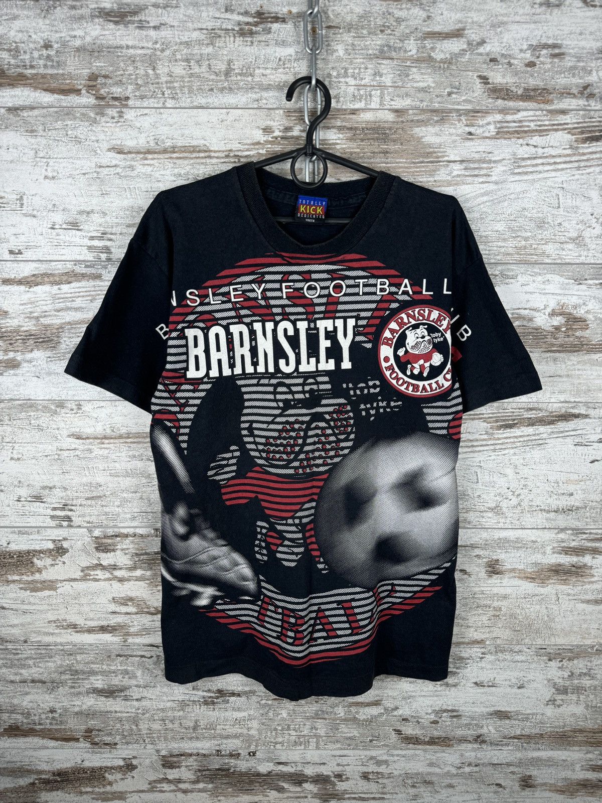 Vintage Mens Vintage Barnsley FC T-shirt overprint England football Size US S / EU 44-46 / 1 - 1 Thumbnail