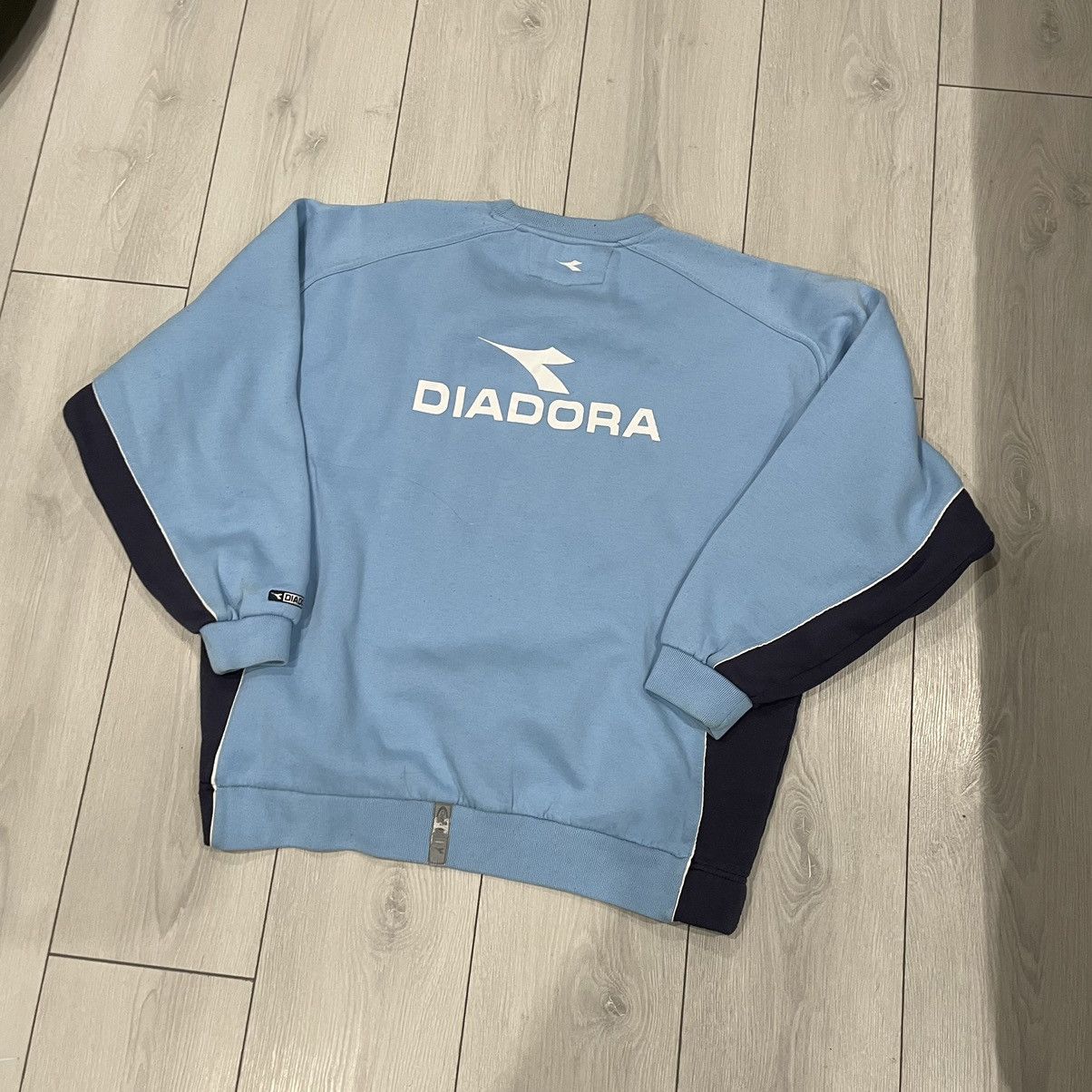 Diadora Vintage rare 90s Aston Villa Jersey Sweatshirt NTL goalkeepe Size US M / EU 48-50 / 2 - 2 Thumbnail