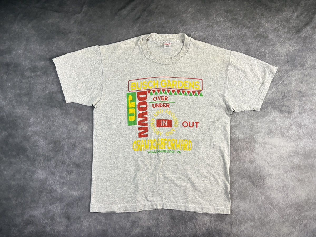 Vintage Vintage Busch Gardens Tee Six Flags Waterpark Graphic 90s Size US XL / EU 56 / 4 - 7 Thumbnail