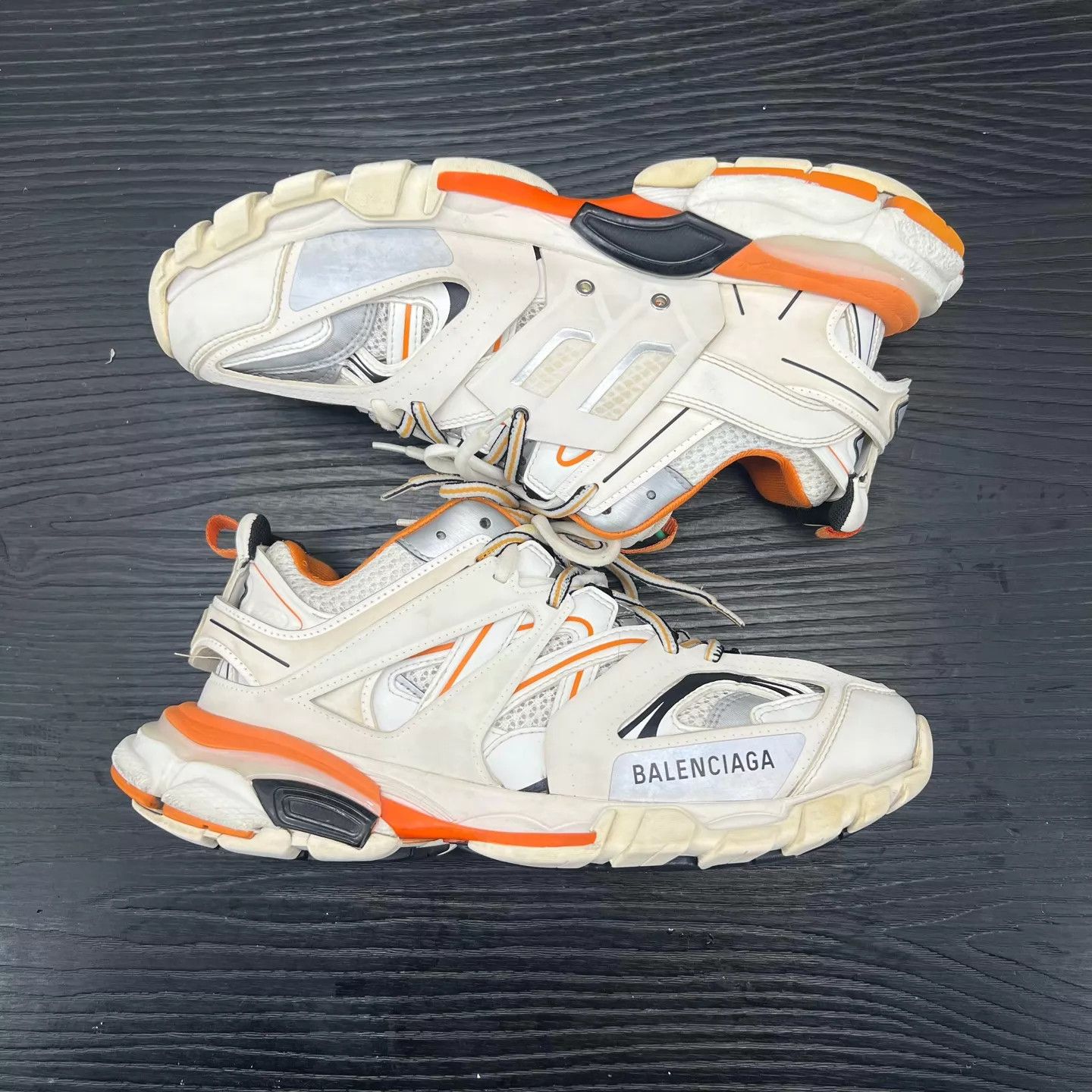 Balenciaga Balenciaga Track White Orange 40 Size US 7 / EU 40 - 5 Thumbnail
