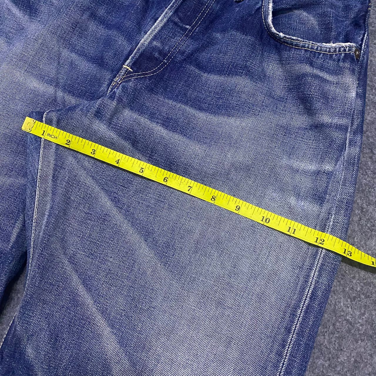 Edwin 💥Vintage Edwin Selvedge Redline Distressed Denim Size US 32 / EU 48 - 7 Thumbnail