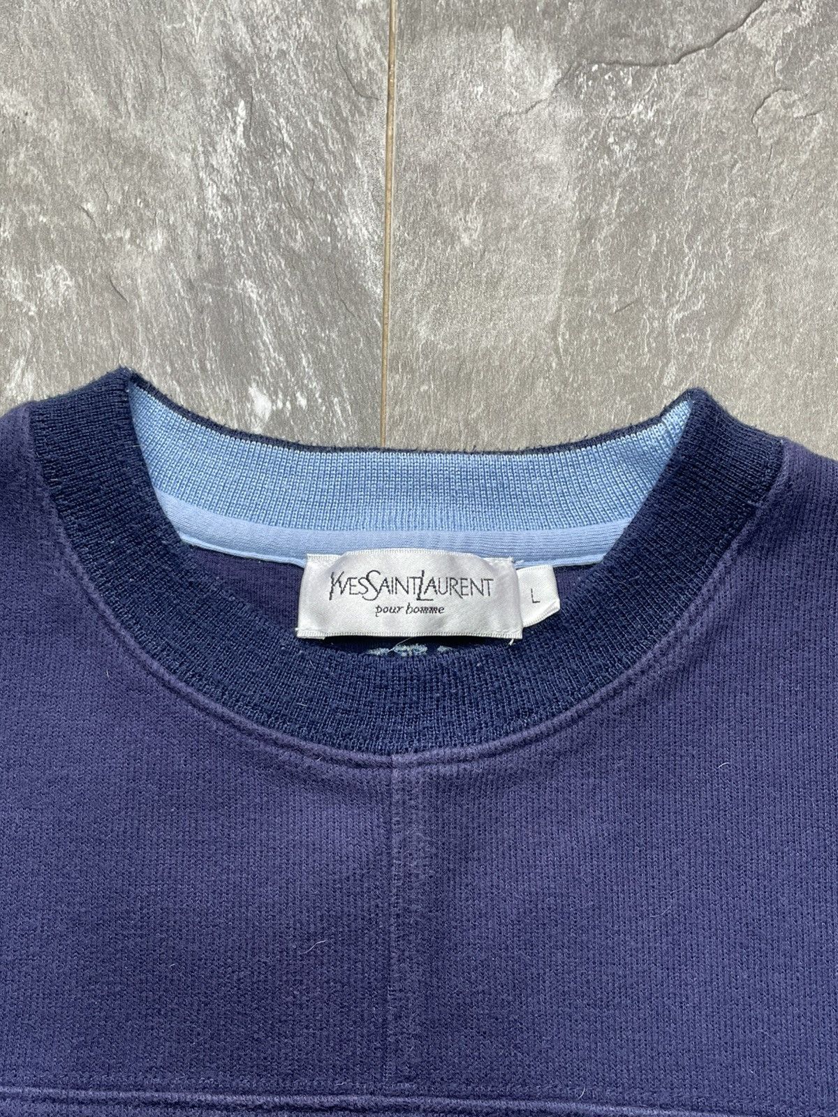 Yves Saint Laurent Yves Saint Lauren Pour Homme Vintage Big Logo YSL Designer Size US L / EU 52-54 / 3 - 5 Thumbnail