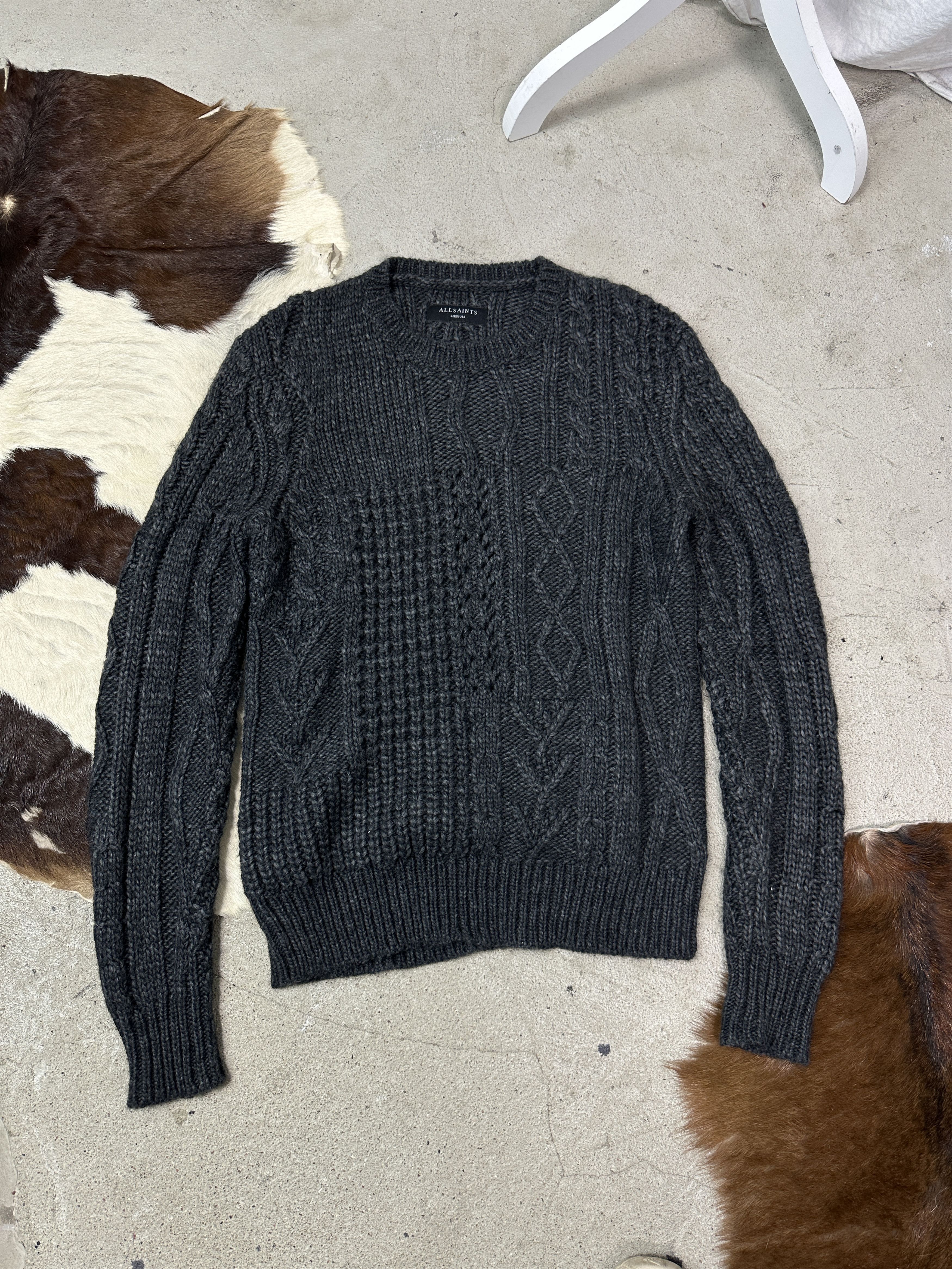 Allsaints Vintage Streetwear Alpaca Wool Allsaints Sweater Y2K Size US M / EU 48-50 / 2 - 2 Thumbnail