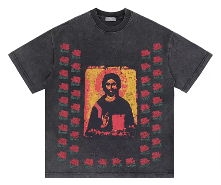 Japanese Brand × Vintage "Holiness -Black-M" T-shirt Size US L / EU 52-54 / 3 - 1 Thumbnail