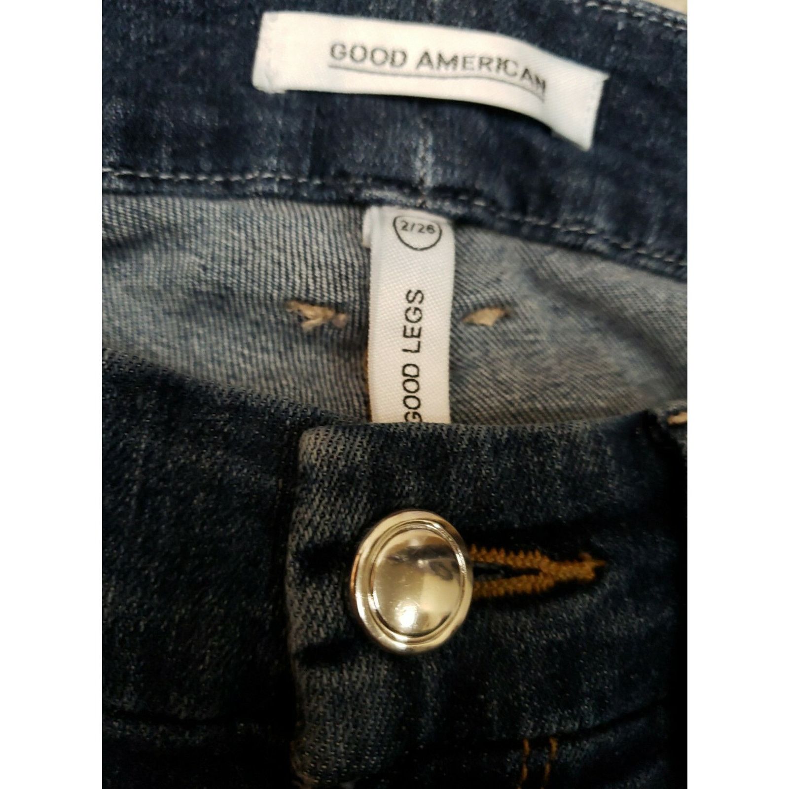 Good American Good American Good legs High-rise Blue Denim Released Hems Size 26" / US 2 / IT 38 - 6 Thumbnail