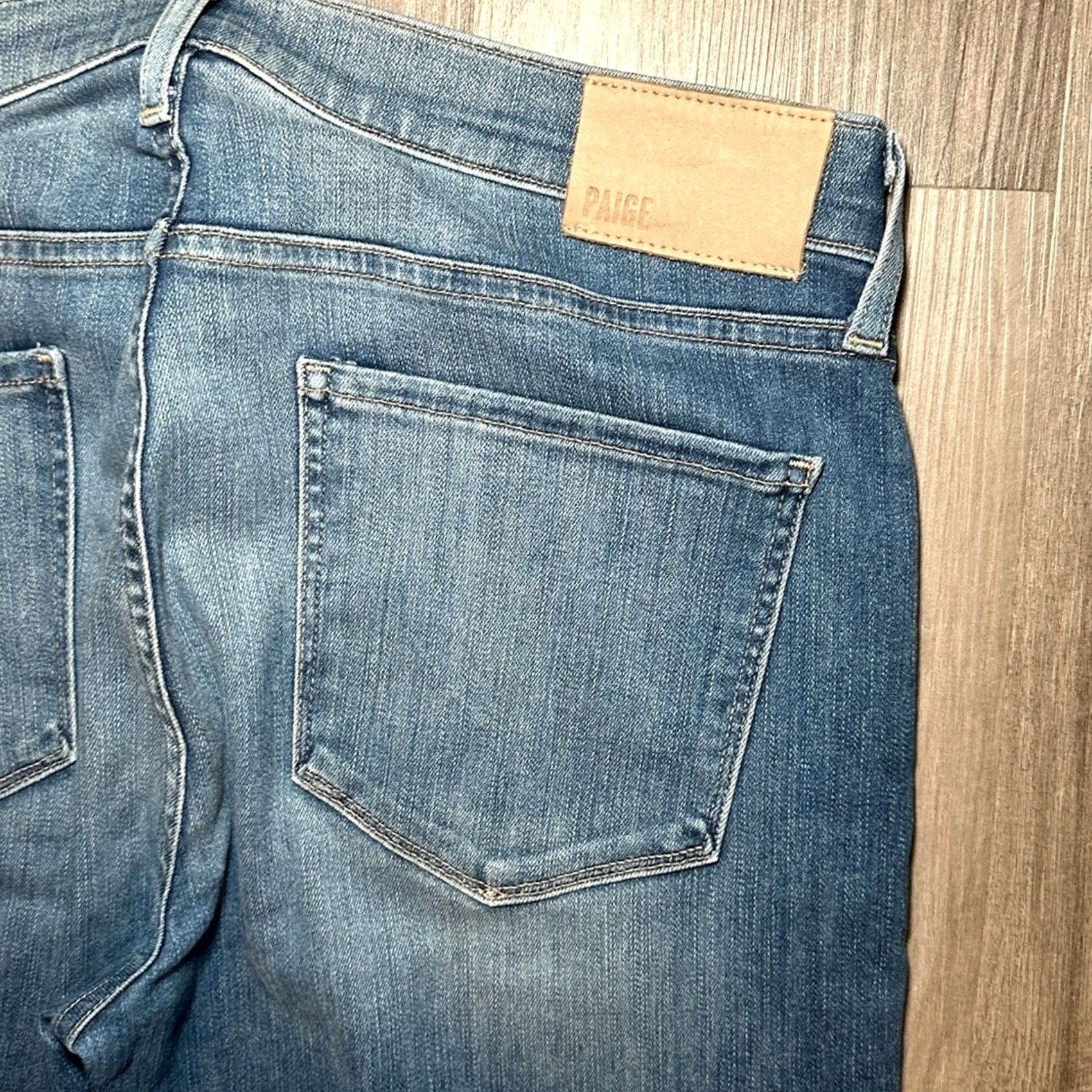 Paige PAIGE Federal Slim Fit LED Blue Jeans - 32 Men Regular Size US 32 / EU 48 - 5 Thumbnail