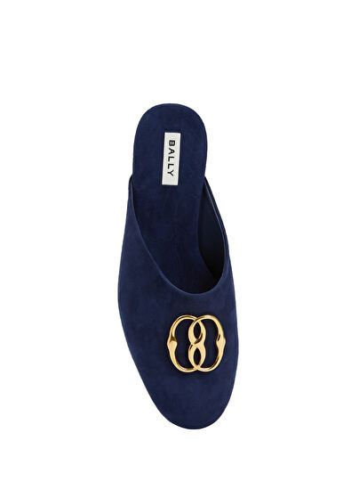 Bally o1y1224 Mules & Clogs Shoes in Blue Size US 8 / EU 41 - 2 Thumbnail
