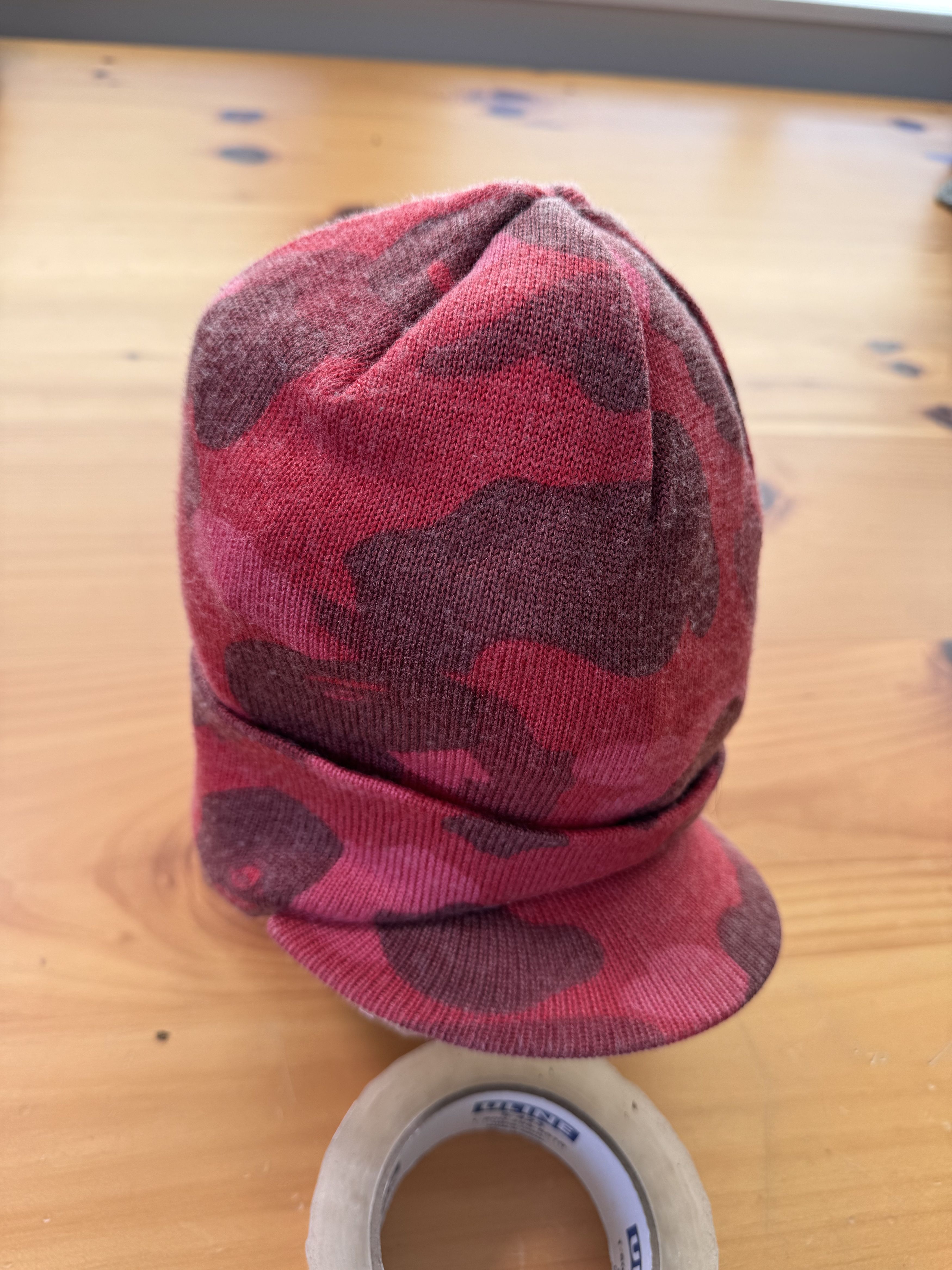 Bape 00's Bape Bathing Ape Beanie Brim Camo Size ONE SIZE - 2 Thumbnail